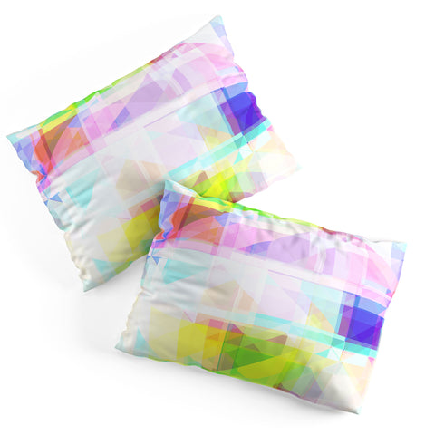 Gabriela Fuente geometric splash Pillow Shams