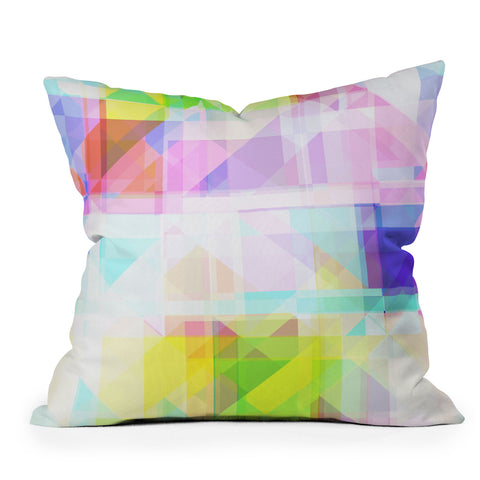 Gabriela Fuente geometric splash Throw Pillow