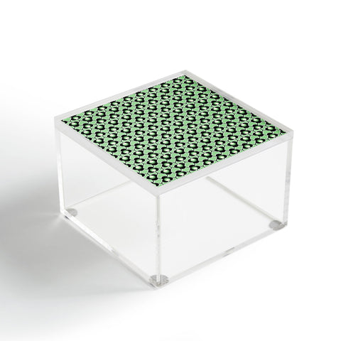 Gabriela Fuente green floral Acrylic Box