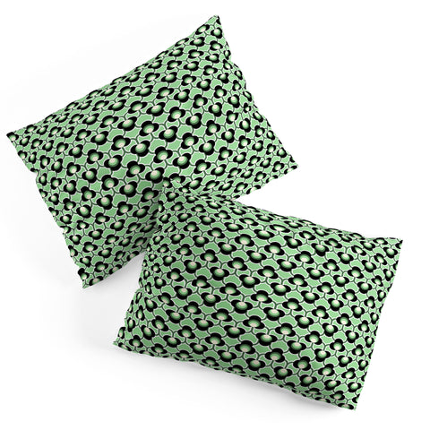 Gabriela Fuente green floral Pillow Shams