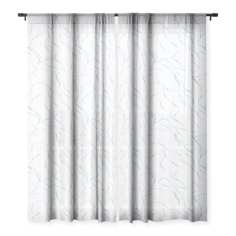 Gabriela Fuente Line Sheer Window Curtain