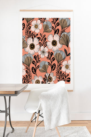 Gabriela Fuente Maxi Floral Art Print And Hanger