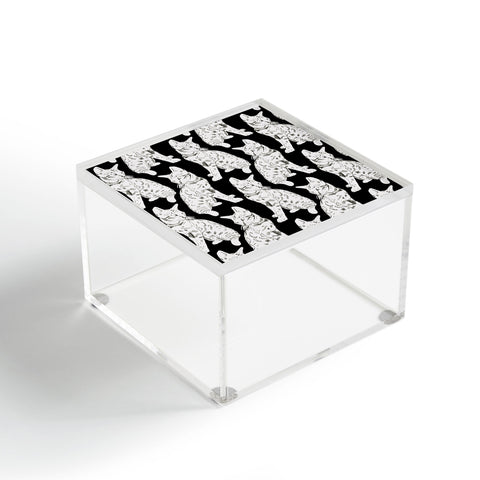 Gabriela Fuente Miaw Black and White Acrylic Box