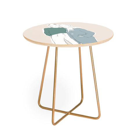 Gabriela Fuente Miss you Round Side Table