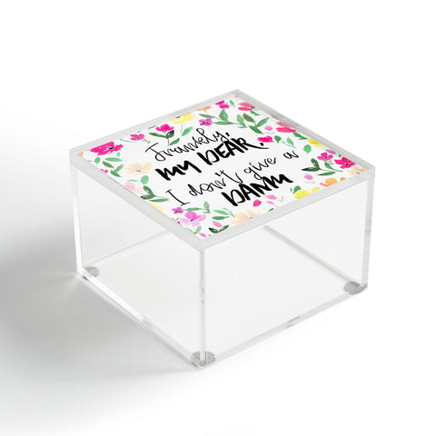 Gabriela Fuente My Dear Acrylic Box