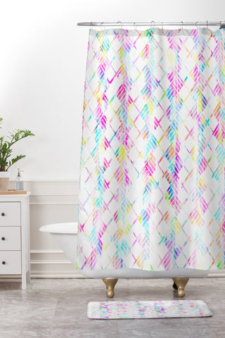 Gabriela Fuente New Wow Shower Curtain And Mat