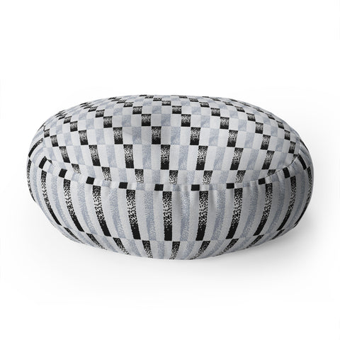 Gabriela Fuente Nordic Stripe Floor Pillow Round
