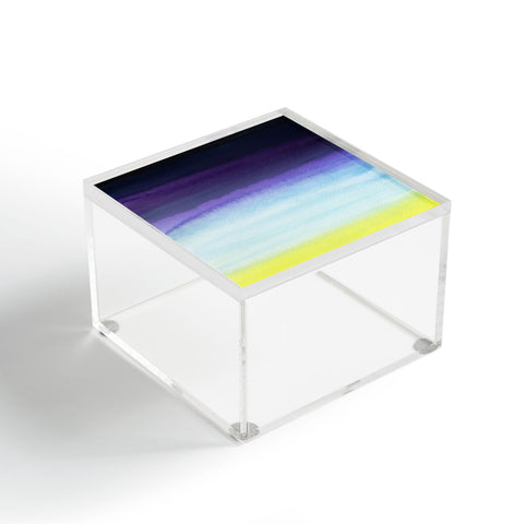 Gabriela Fuente ocean stripe Acrylic Box