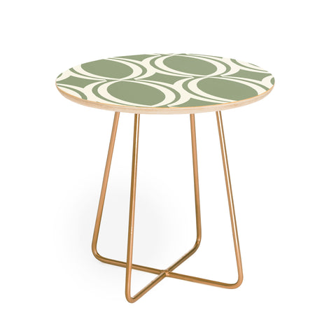 Gabriela Fuente Olive Round Side Table