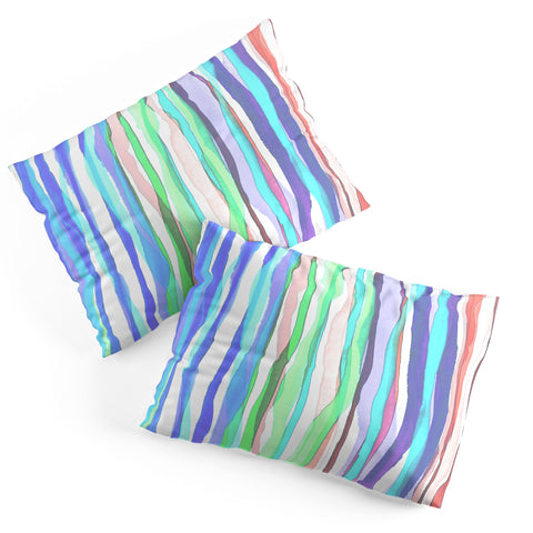 Gabriela Fuente spring stripe Pillow Shams
