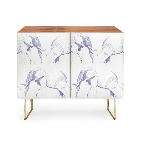 Gabriela Fuente The Elephant in the Room Credenza