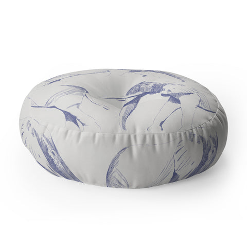 Gabriela Fuente The Elephant in the Room Floor Pillow Round