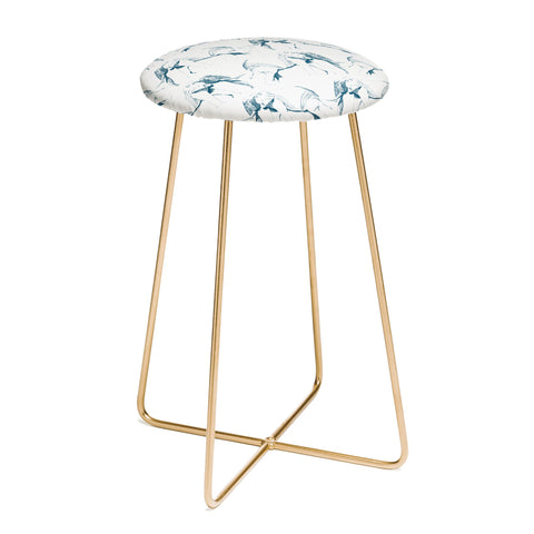 Gabriela Fuente The Elephant in the Room Green Counter Stool