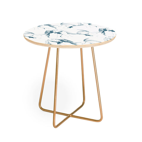 Gabriela Fuente The Elephant in the Room Green Round Side Table