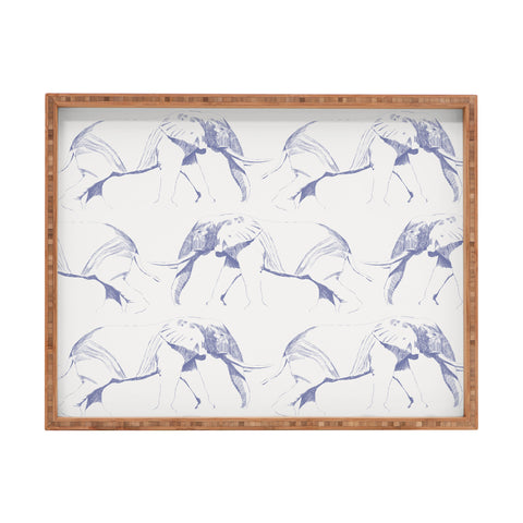 Gabriela Fuente The Elephant in the Room Rectangular Tray