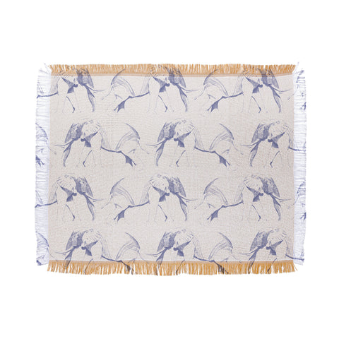 Gabriela Fuente The Elephant in the Room Throw Blanket