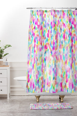 Gabriela Fuente Wow Shower Curtain And Mat