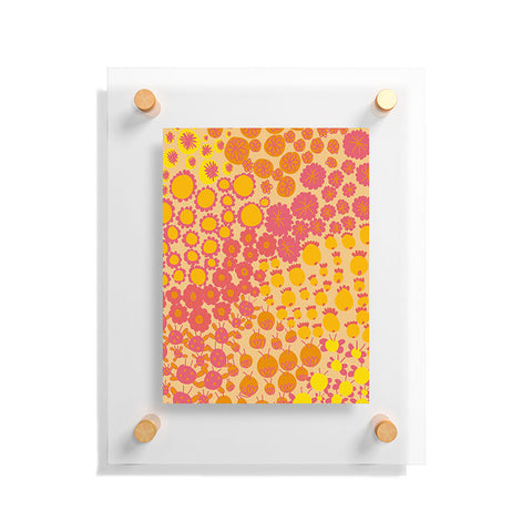 Gabriela Larios Alegra Orange Floating Acrylic Print