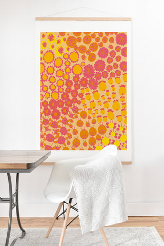 Gabriela Larios Alegra Orange Art Print And Hanger
