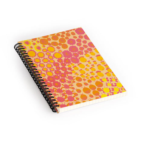 Gabriela Larios Alegra Orange Spiral Notebook