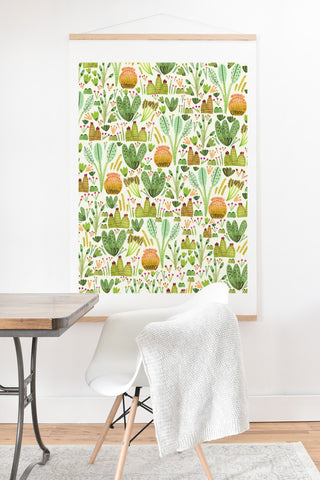 Gabriela Larios Cacti Garden Art Print And Hanger