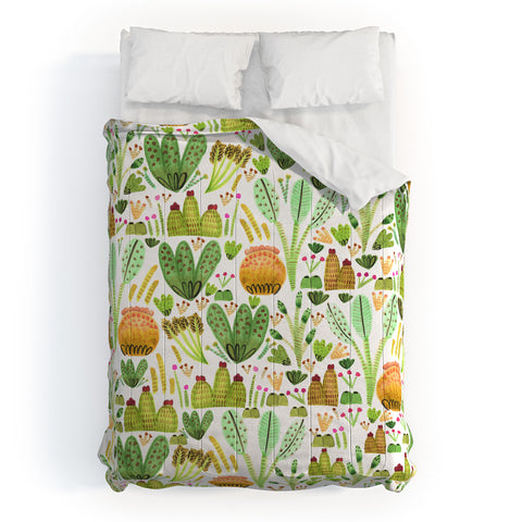 Gabriela Larios Cacti Garden Comforter