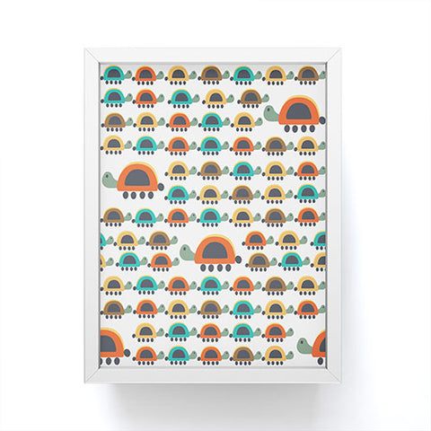 Gabriela Larios Colorful Turtles Framed Mini Art Print
