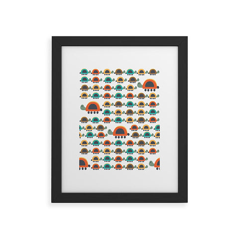 Gabriela Larios Colorful Turtles Framed Art Print