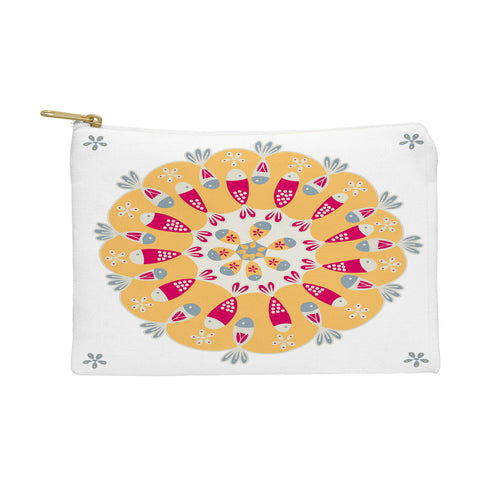 Gabriela Larios Crown Of Fishes Pouch