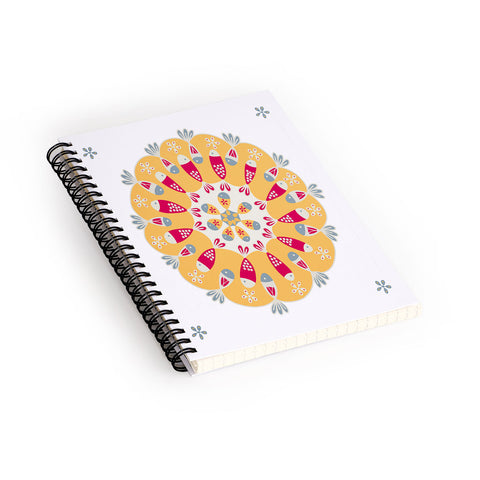 Gabriela Larios Crown Of Fishes Spiral Notebook