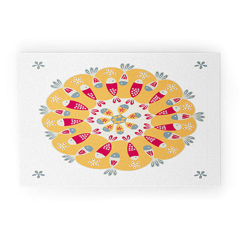 Gabriela Larios Crown Of Fishes Welcome Mat