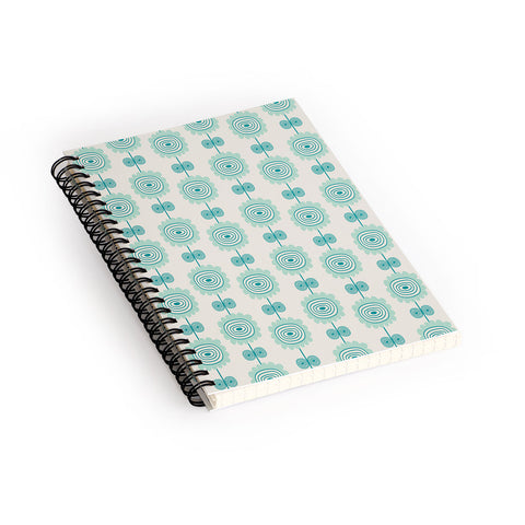 Gabriela Larios Flowers 2 Spiral Notebook