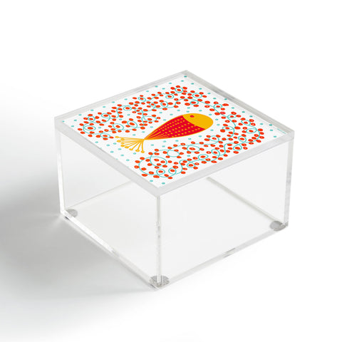 Gabriela Larios Ovopez Red Acrylic Box