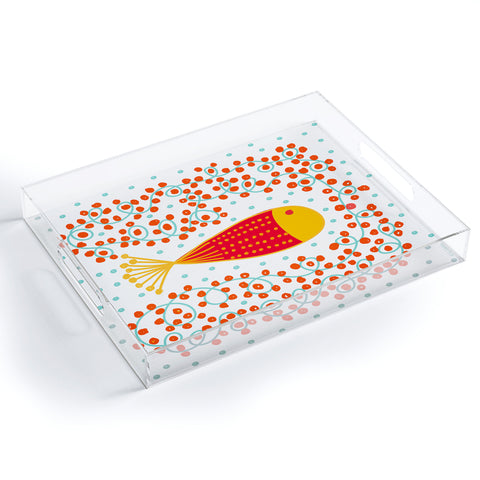Gabriela Larios Ovopez Red Acrylic Tray