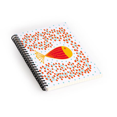 Gabriela Larios Ovopez Red Spiral Notebook
