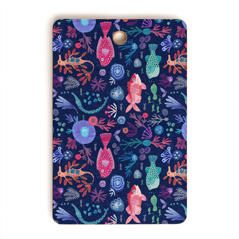 Gabriela Larios Tales from the Ocean Cutting Board Rectangle