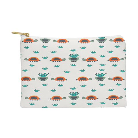 Gabriela Larios Turtles And Pots Pouch