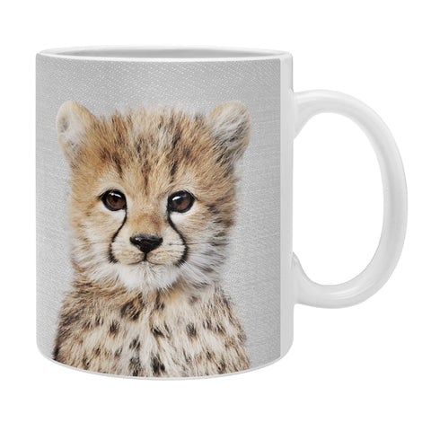 Gal Design Baby Cheetah Colorful Coffee Mug