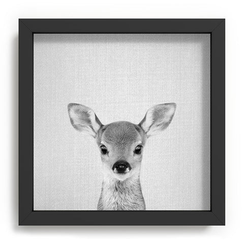 Gal Design Baby Deer Black White Recessed Framing Square