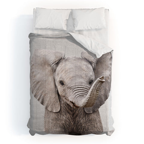 Gal Design Baby Elephant Colorful Comforter
