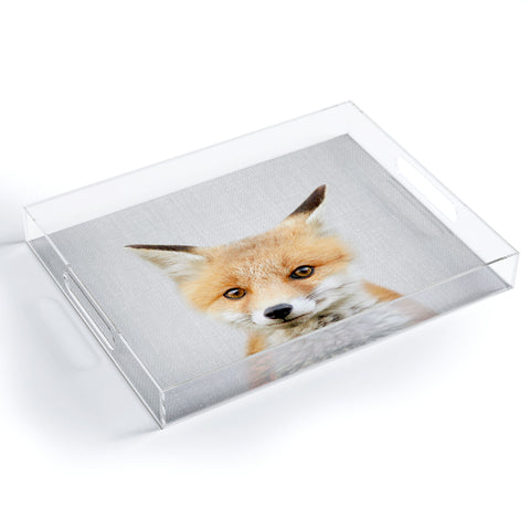 Gal Design Baby Fox Colorful Acrylic Tray