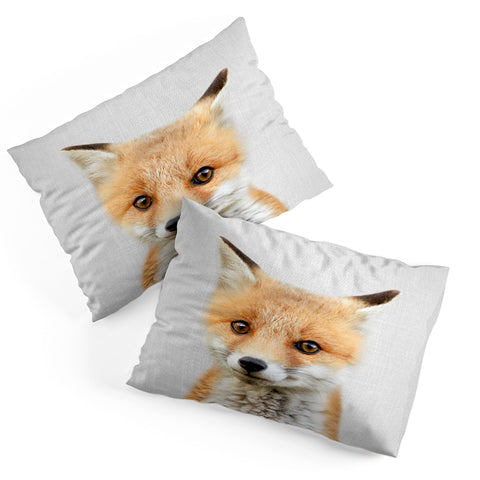 Gal Design Baby Fox Colorful Pillow Shams