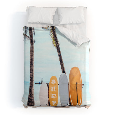 Gal Design Choose Your Surfboard Duvet Cover