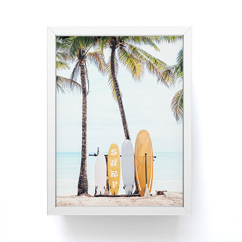 Gal Design Choose Your Surfboard Framed Mini Art Print