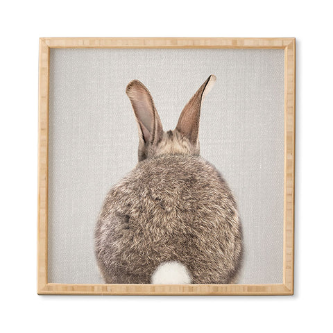 Gal Design Rabbit Tail Colorful Framed Wall Art