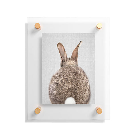 Gal Design Rabbit Tail Colorful Floating Acrylic Print