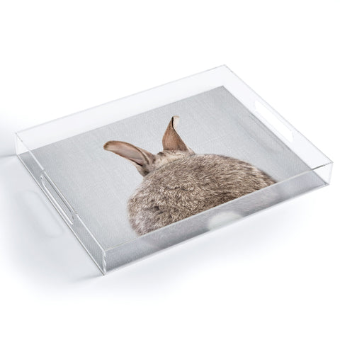 Gal Design Rabbit Tail Colorful Acrylic Tray