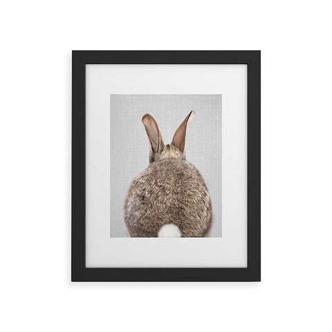 Gal Design Rabbit Tail Colorful Framed Art Print