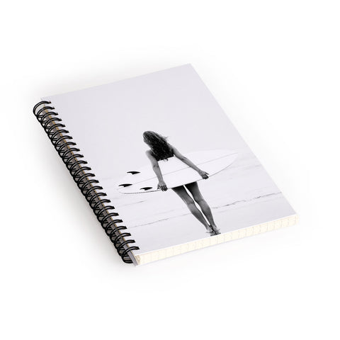 Gal Design Surf Girl Spiral Notebook
