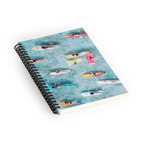 Gal Design Surf Sisters Spiral Notebook